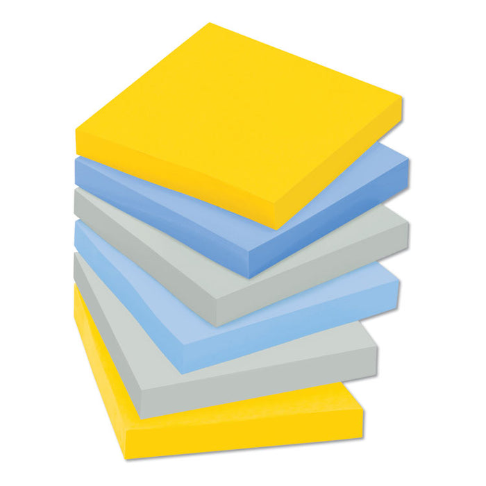 Pads in New York Colors Notes, 3 x 3, 90-Sheets/Pad, 12 Pads/Pack