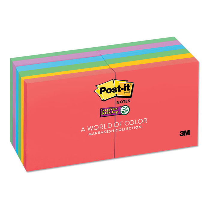 Pads in Playful Primary Collection Colors, 3" x 3", 90 Sheets/Pad, 12 Pads/Pack