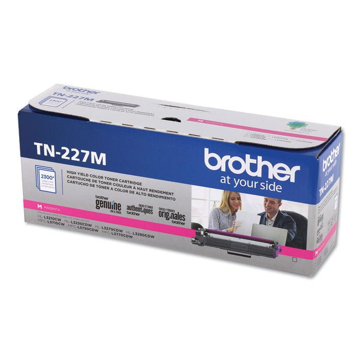 TN227M High-Yield Toner, 2,300 Page-Yield, Magenta