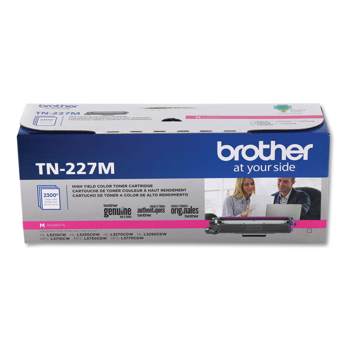 TN227M High-Yield Toner, 2,300 Page-Yield, Magenta
