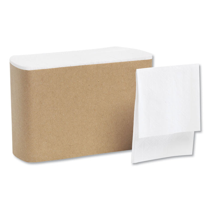 Low Fold Dispenser Napkins, 7 x 12, White, 8000/Carton