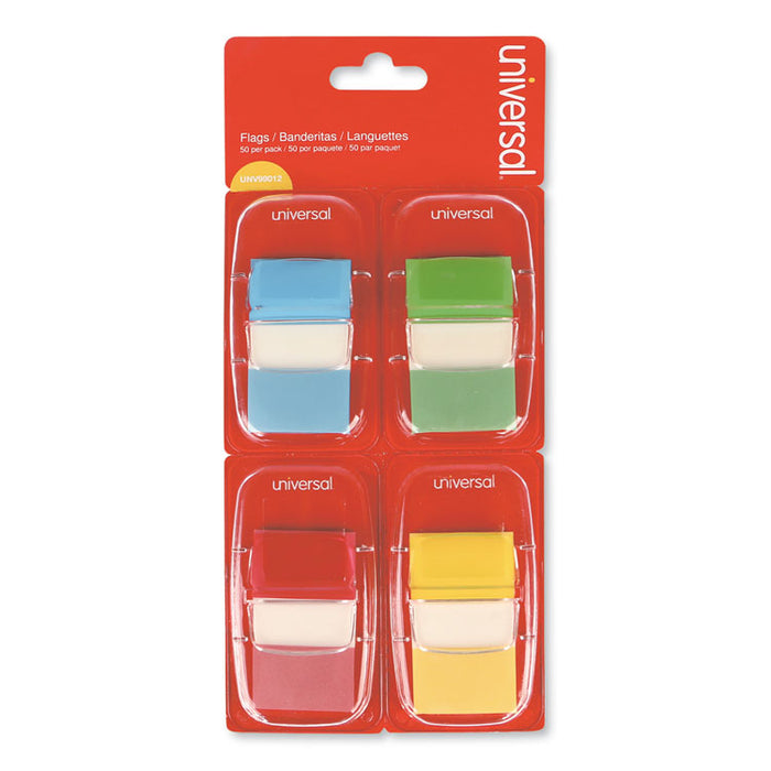 Deluxe Pop-Up Page Flags, 1" x 1 3/4", Assorted Colors, 50/Pack