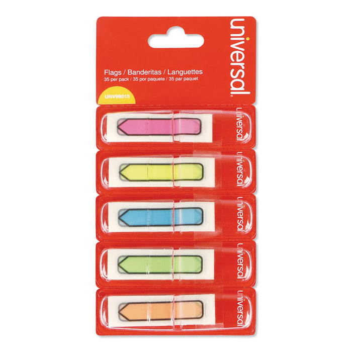 Deluxe Pop-Up Page Flags, 1/2" x 1 3/4", Assorted Colors, 175/Pack