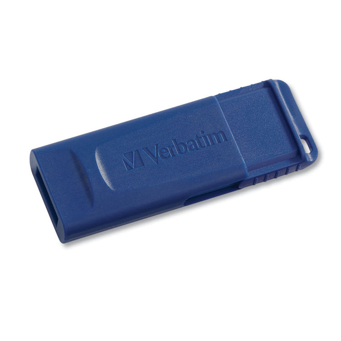 Classic USB 2.0 Flash Drive, 8 GB, Blue, 5/Pack