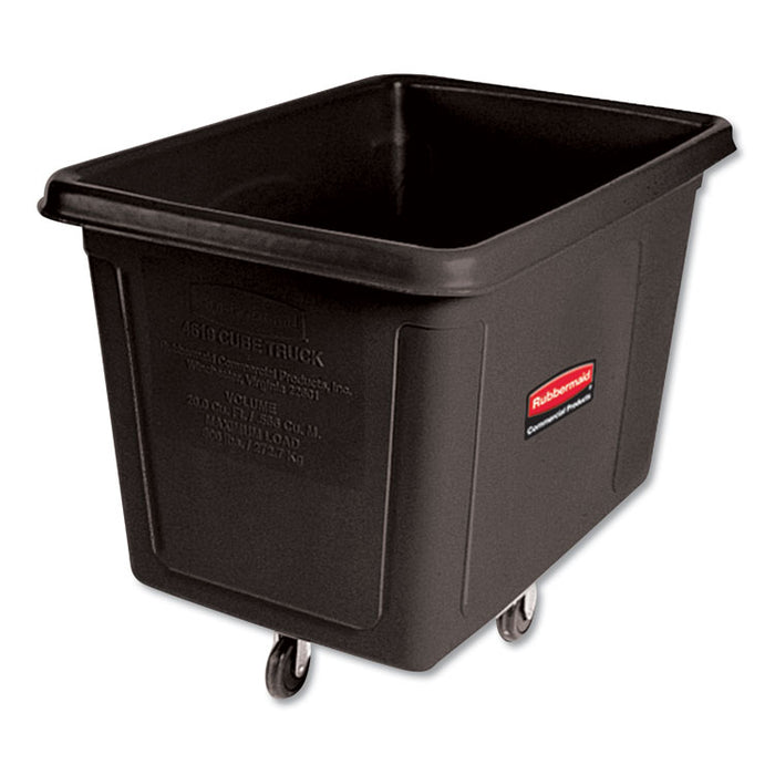 Cube Truck, Rectangular, 600 lb Capacity, Black