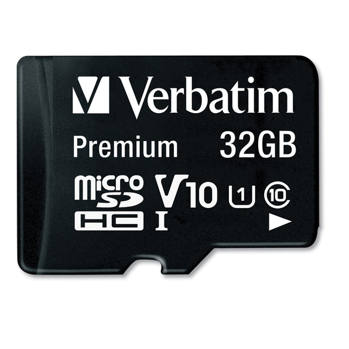 32GB Premium microSDHC Memory Card with Adapter, Up to 90MB/s Read Speed