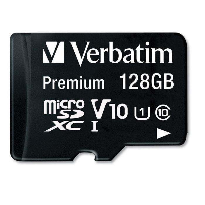 128GB Premium microSDXC Memory Card with Adapter, Up to 90MB/s Read Speed