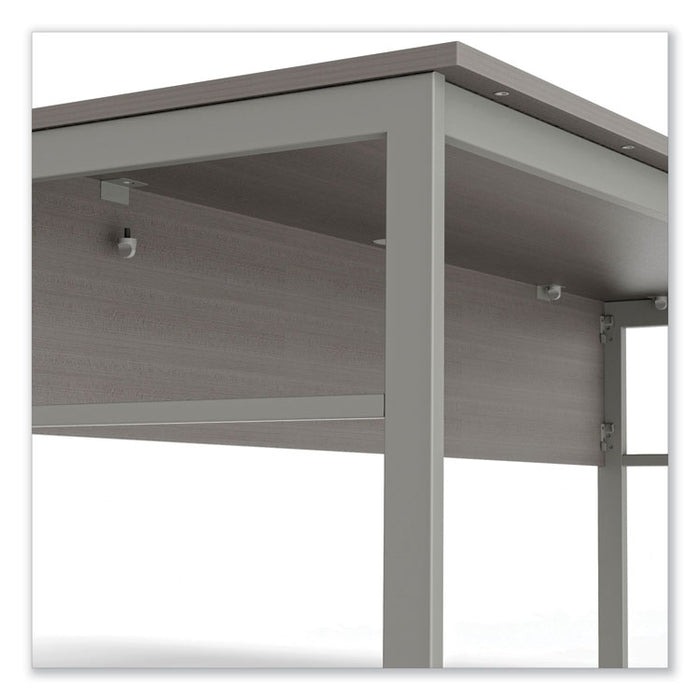Urban Series Desk Workstation, 59" x 23.75" x 29.5", Ash