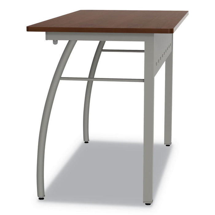 Trento Line Rectangular Desk, 47.25w x 23.63d x 29.5h, Cherry