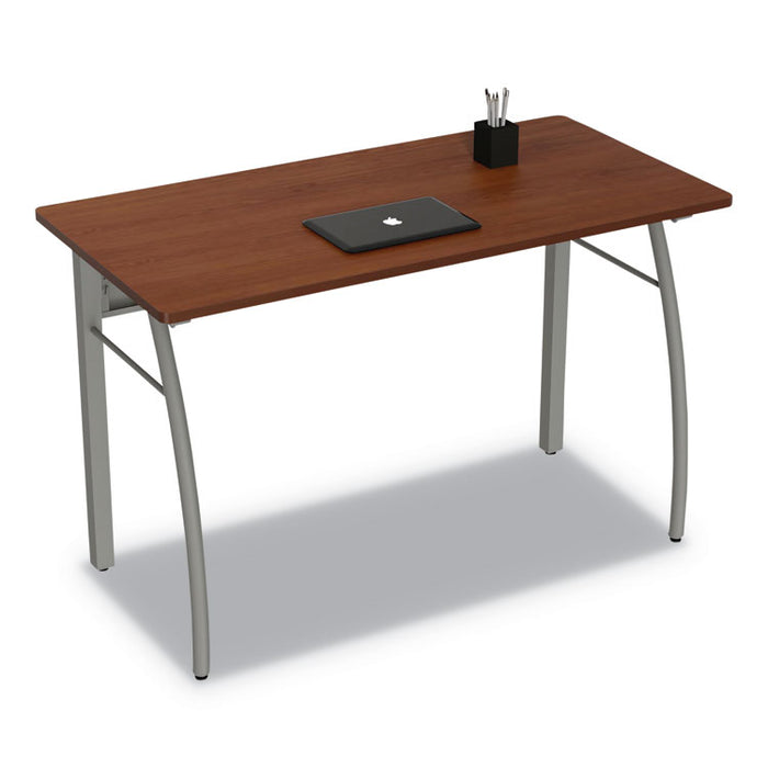Trento Line Rectangular Desk, 47.25w x 23.63d x 29.5h, Cherry