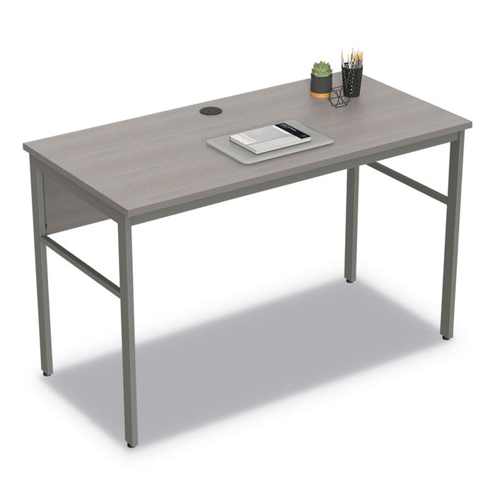 Urban Desk Workstation, 47.25w x 23.75d x 29.5h, Ash