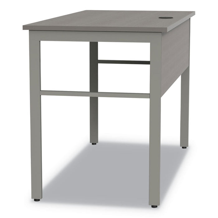 Urban Desk Workstation, 47.25w x 23.75d x 29.5h, Ash