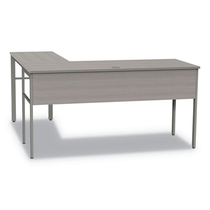 Urban Series L- Shaped Desk, 59" x 59" x 29.5", Ash