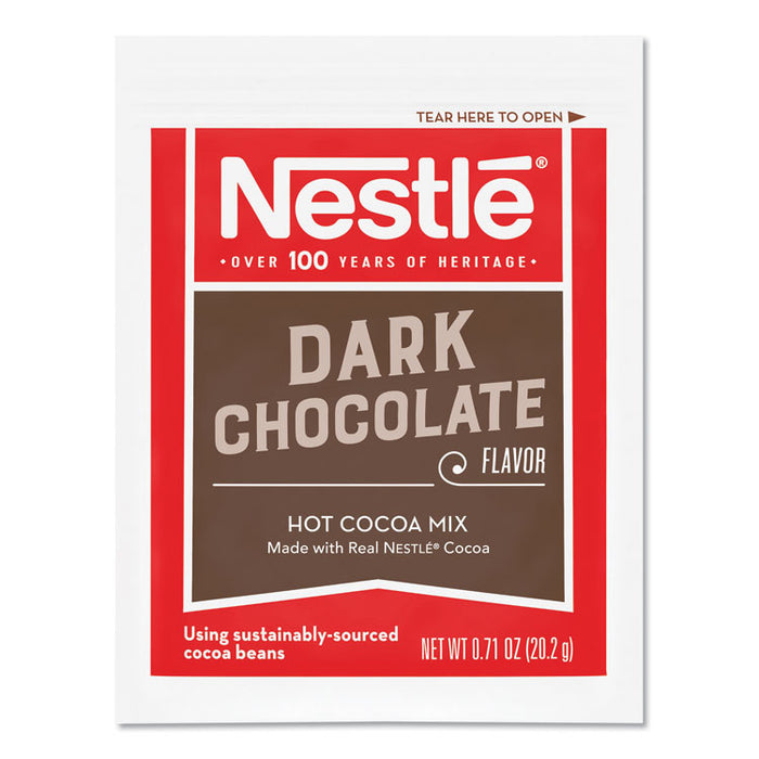 Hot Cocoa Mix, Dark Chocolate, 0.71 oz, 50/Box