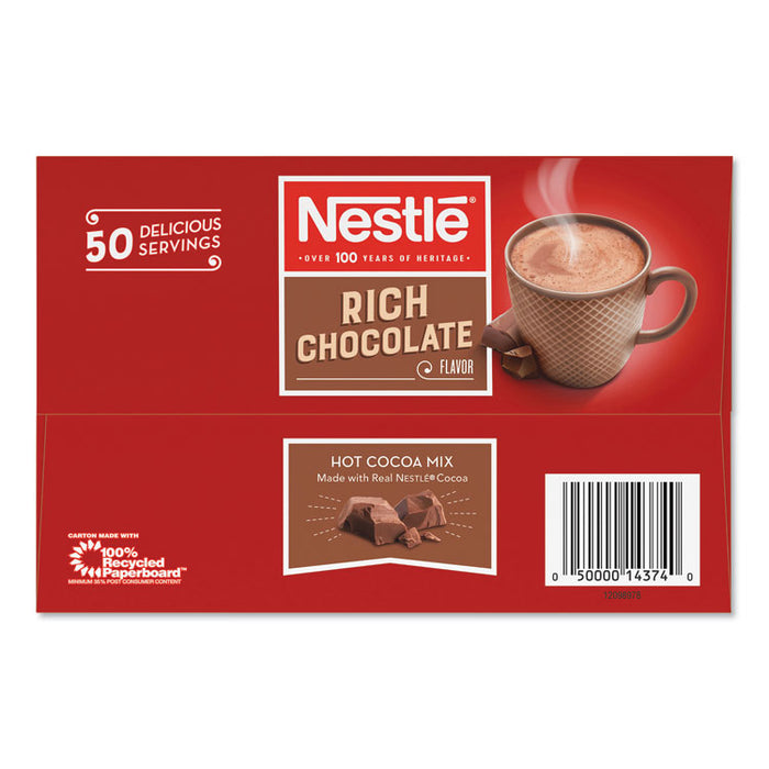 Hot Cocoa Mix, Rich Chocolate, .71oz, 50/Box