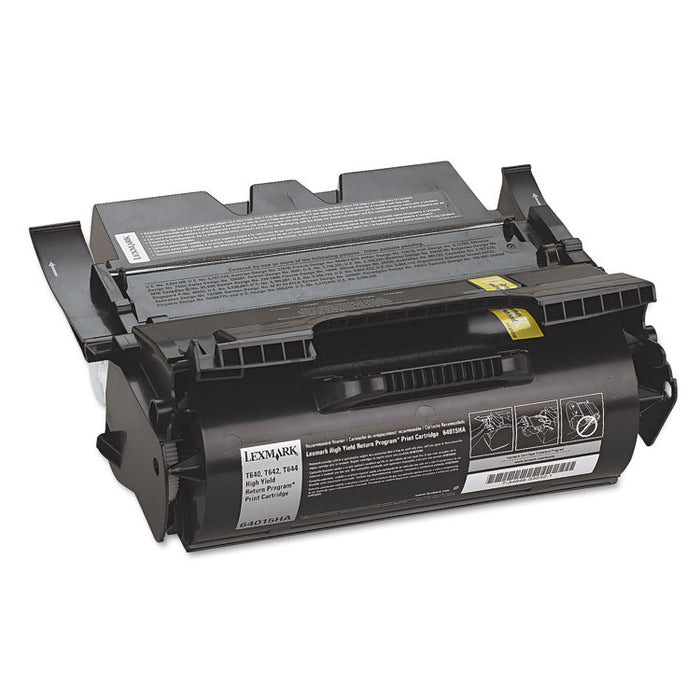 64015HA Return Program High-Yield Toner, 21000 Page-Yield, Black