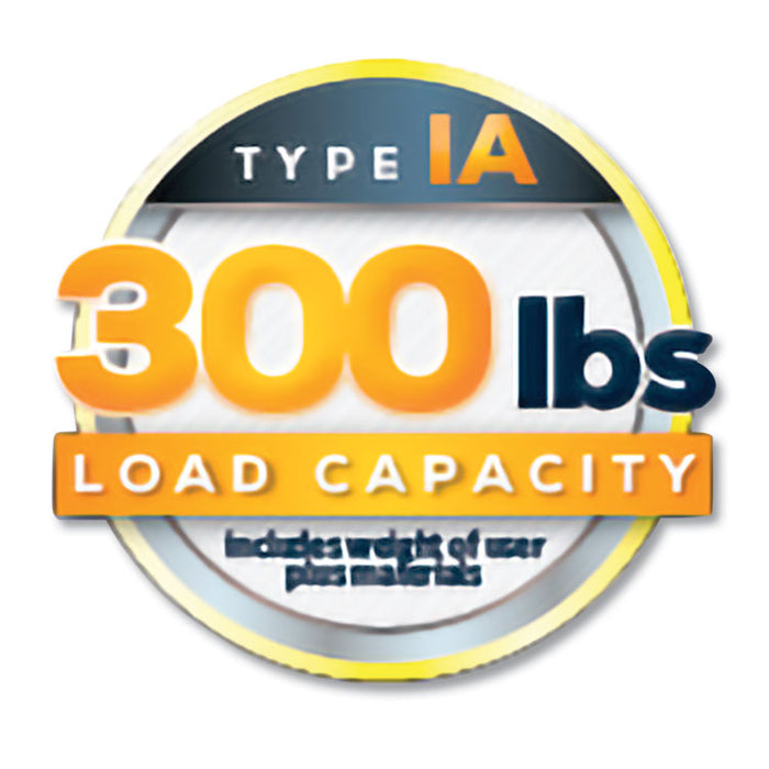 Aluminum Step Stool, 2-Step, 17w x 18.25 Spread x 26h, Aluminum/Black