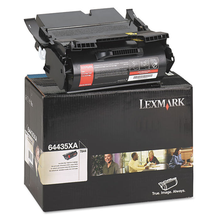 64435XA (T644) Extra High-Yield Toner, 32000 Page-Yield, Black