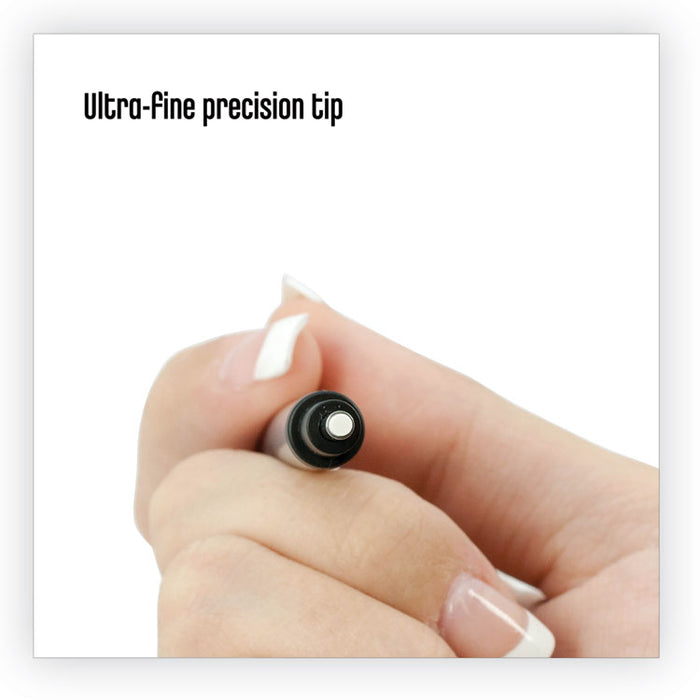 Drawing Pencil Set with Eraser, 2 mm, Assorted Lead Hardness Ratings, Black Lead, Black Barrel, 6/Pack