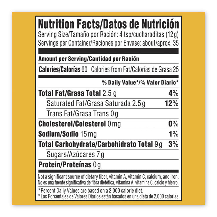 Non-Dairy Powdered Creamer, Hazelnut, 15 oz Canister, 12/Carton