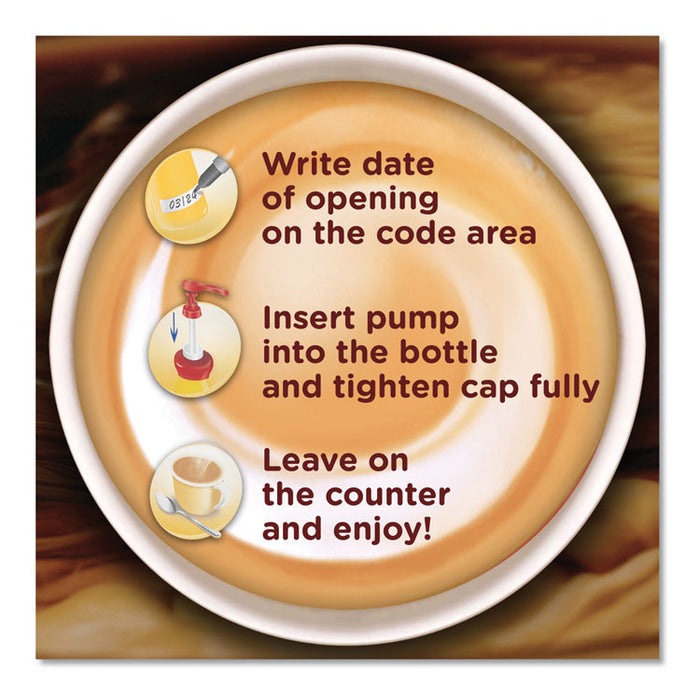 Liquid Coffee Creamer, Sweetened Original, 1.5 Liter Pump Bottle, 2/Carton