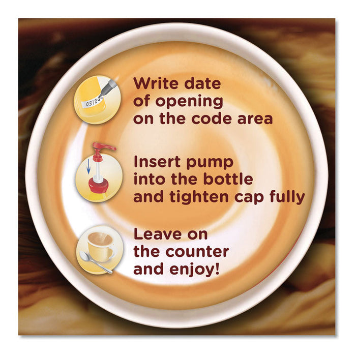 Liquid Coffee Creamer, Sweetened Original, 1.5 Liter Pump Bottle, 2/Carton