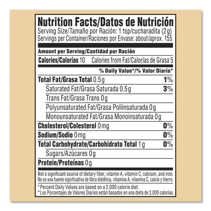 Non-Dairy Powdered Creamer, Original, 11 oz Canister, 12/Carton