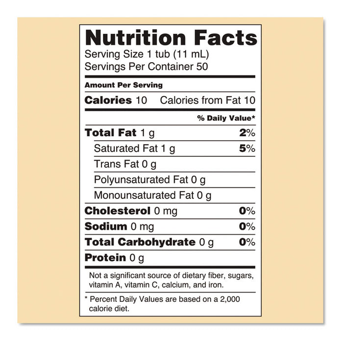 Liquid Coffee Creamer, Original, 0.38 oz Mini Cups, 50/Box, 4 Boxes/Carton, 200 Total/Carton