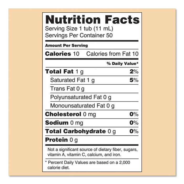 Liquid Coffee Creamer, Original, 0.38 oz Mini Cups, 50/Box