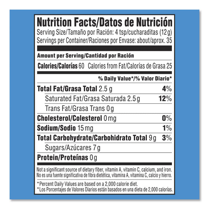 Non-Dairy Powdered Creamer, French Vanilla, 15 oz Canister, 12/Carton