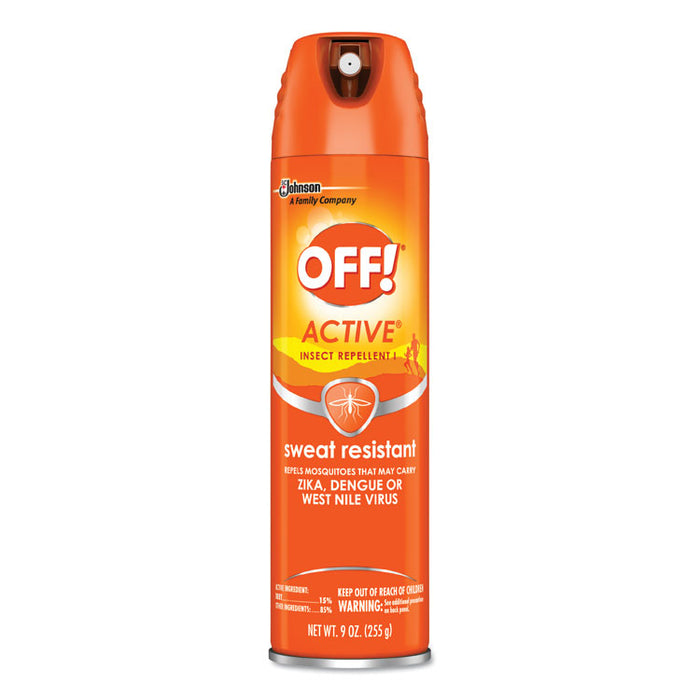 ACTIVE Insect Repellent, 6 oz Aerosol, 12/Carton
