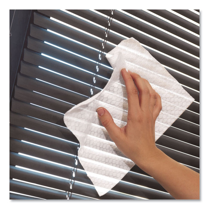 Dry Refill Cloths, White, 10 2/5" x 8", 52/Box, 3 Boxes/Carton