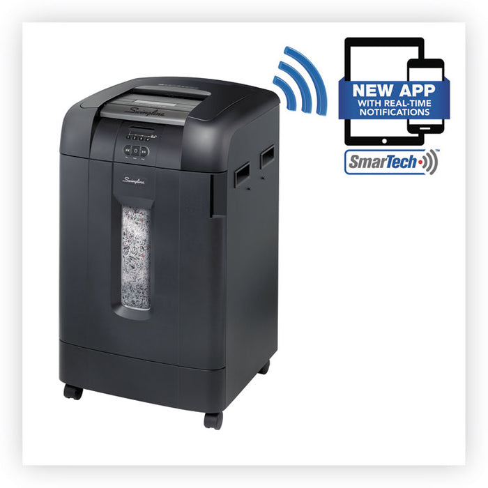Stack-and-Shred 750XL SmarTech Enabled Hands Free Super Cross-Cut Shredder Value Pack, 750 Auto/12 Manual Sheet Capacity