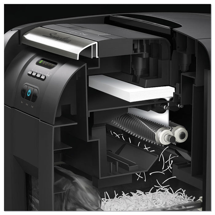 Stack-and-Shred 300XL Auto Feed Super Cross-Cut Shredder Value Pack, 300 Auto/8 Manual Sheet Capacity
