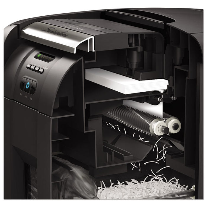 Stack-and-Shred 750XL SmarTech Enabled Hands Free Super Cross-Cut Shredder Value Pack, 750 Auto/12 Manual Sheet Capacity