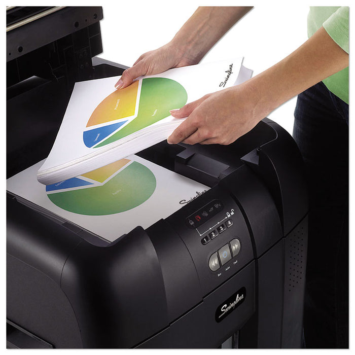 Stack-and-Shred 750XL SmarTech Enabled Hands Free Super Cross-Cut Shredder Value Pack, 750 Auto/12 Manual Sheet Capacity