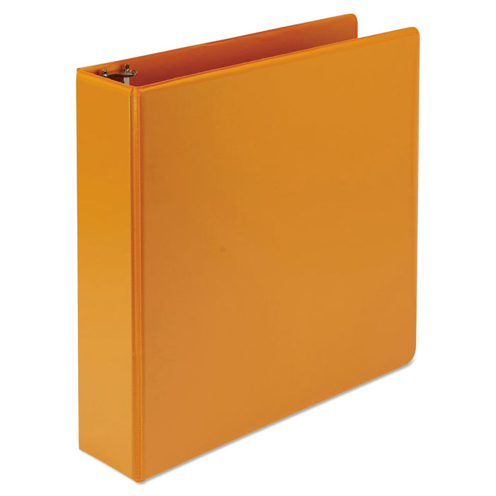 Earthâs Choice Biobased Durable Fashion View Binder, 3 Rings, 2" Capacity, 11 x 8.5, Coral, 2/Pack