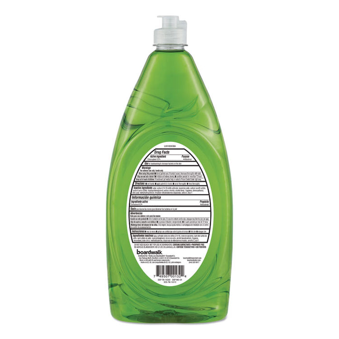 Ultra Concentrated Antibacterial Liquid Dish Soap, Crisp Green Apple, 40oz, 6/CT