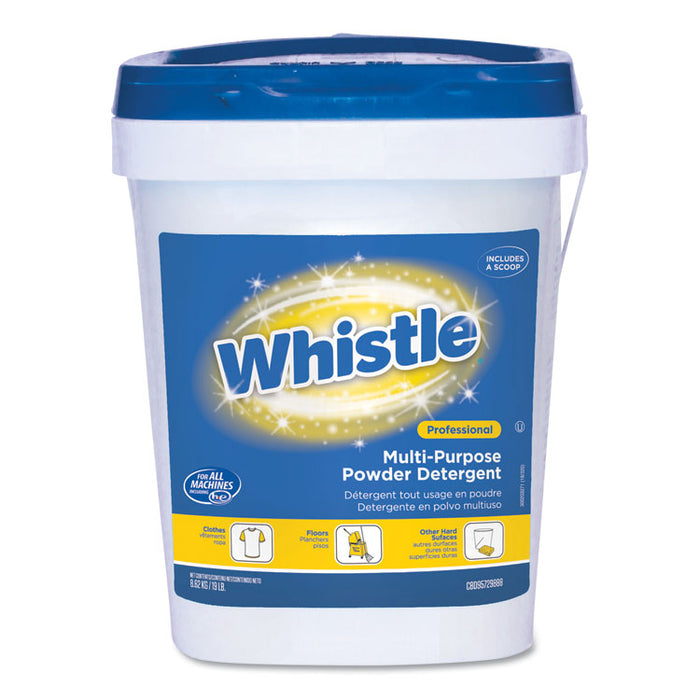 Whistle Multi-Purpose Powder Detergent, Citrus, 19 lb Pail