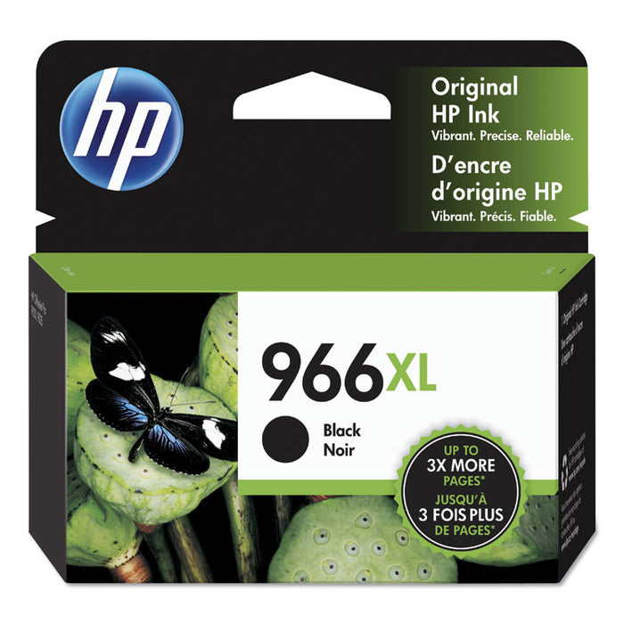 HP 966XL, (3JA04AN) High-Yield Black Original Ink Cartridge