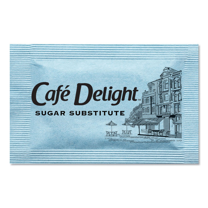 Blue Sweetener Packets, 0.08 g Packet, 2000 Packets/Box