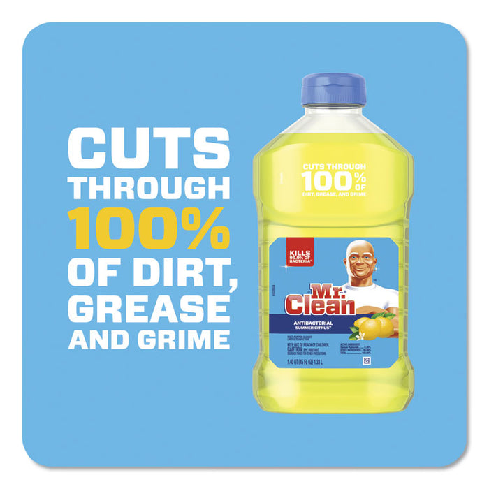 Multi-Surface Antibacterial Cleaner, Summer Citrus, 45 oz Bottle, 6/Carton