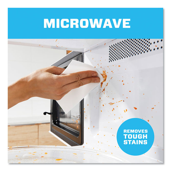 Magic Eraser Sheets, 3.5" x 5.8" x 0.03", White, 16/Pack, 8 Pack/Carton