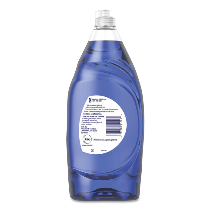 Ultra Platinum Dishwashing Liquid, Refreshing Rain, 34 oz Bottle, 8/Carton