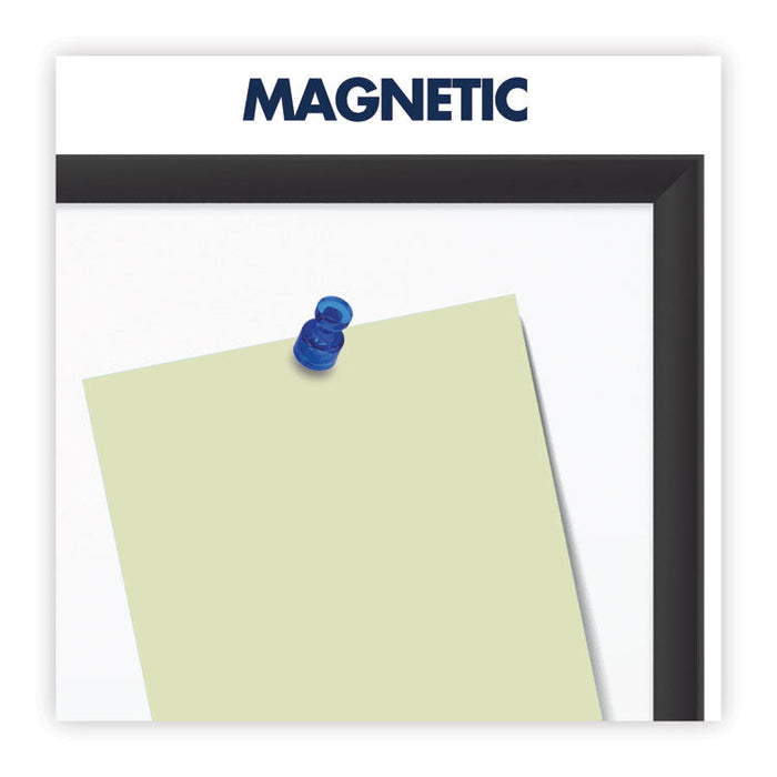 Classic Series Nano-Clean Dry Erase Board, 36 x 24, Black Aluminum Frame