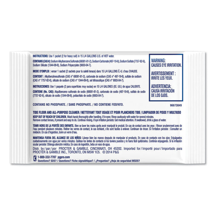 Floor & All-Purpose Cleaner, 1.5oz Packets, 100/Carton
