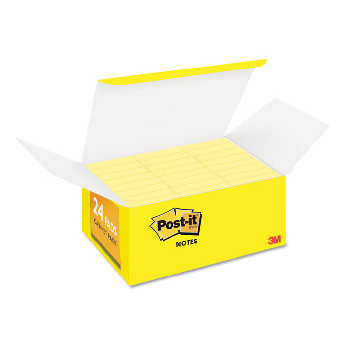 Original Pads in Canary Yellow, Value Pack, 1.38" x 1.88", 100 Sheets/Pad, 24 Pads/Pack