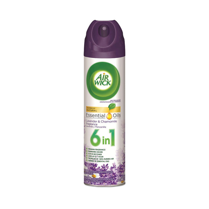Aerosol Air Freshener, Lavender & Chamomile, 8 oz, 12/Carton