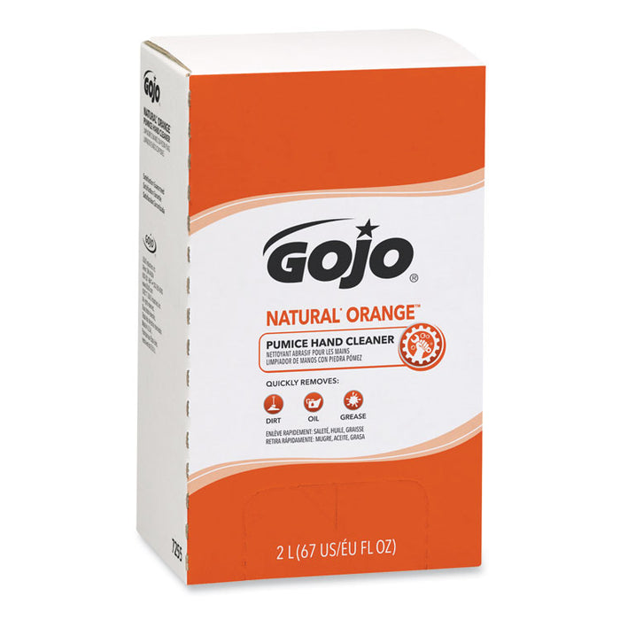 NATURAL ORANGE Pumice Hand Cleaner Refill, Citrus Scent, 2000mL, 4/Carton