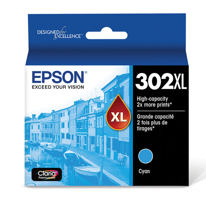 T302XL220S (T302XL) Claria High-Yield Ink, Cyan
